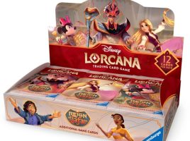Disney Lorcana Trading Card Game by Ravensburger – Reign of Jafar – Booster Tray here now
