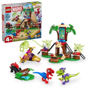 LEGO Spidey and Gobby's Raptor Battle at Tree House HQ 11200 - Spidey and His Amazing Friends