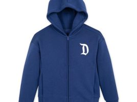 Disneyland Logo Zip Hoodie for Kids – Navy is now available online