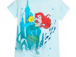 Ariel and Flounder T-Shirt for Girls – The Little Mermaid available online for purchase