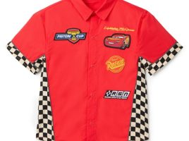 Lightning McQueen Mechanic Shirt for Kids has hit the shelves