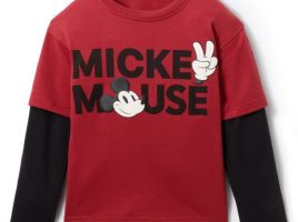 Mickey Mouse Long Sleeve Double-Up T-Shirt for Kids – Buy Online Now
