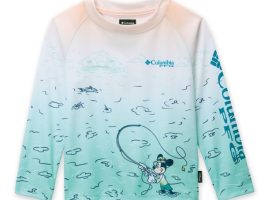 Mickey Mouse Terminal TackleTM Long Sleeve Pullover Shirt for Kids by Columbia is now available for purchase