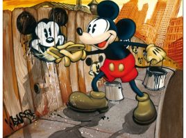 Mickey Mouse ”Mickey da Vinci”  Giclée on Canvas – BLOC28 released today