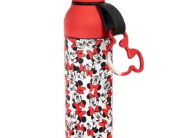 Minnie Mouse Stainless Steel Water Bottle with Caribiner released today