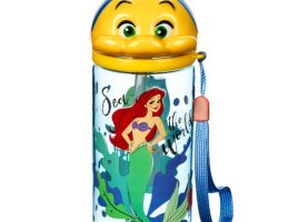 Flounder Figural Water Bottle with Built-In Straw – The Little Mermaid – Buy Online Now