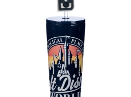 Walt Disney World Stainless Steel Tumbler with Straw now out for purchase