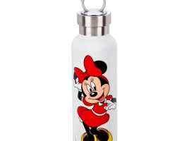 Minnie Mouse Stainless Steel Water Bottle with Clip now available