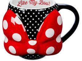 Minnie Mouse Bow Sculpted Mug released today