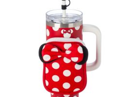 Minnie Mouse Icon Stainless Steel Travel Tumbler with Straw plus Zip Case is now out