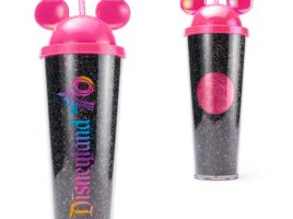Mickey Mouse Starbucks® Travel Tumbler with Straw – Disneyland 70th Anniversary is here now