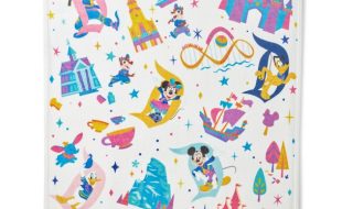 Mickey Mouse and Friends Throw Blanket – Disneyland 70th Anniversary is available online