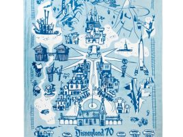Disneyland Map Throw Blanket – Disneyland 70th Anniversary is here now