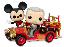 Mickey Mouse and Walt Disney on Fire Engine Pop! Rides Vinyl by Funko – Disneyland 70th Anniversary – Disney Exclusive is now available for purchase