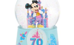 Mickey Mouse and Sleeping Beauty Castle Mini Snowglobe – Disneyland 70th Anniversary – Get It Here