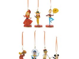 Disneyland 70th Anniversary Vault Collection Figural Ornament Set now out