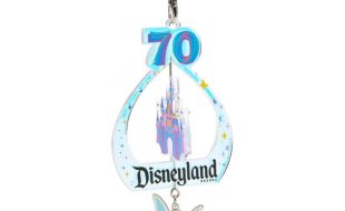 Tinker Bell and Sleeping Beauty Castle Mobile Ornament – Disneyland 70th Anniversary here now