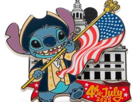 Stitch 4th of July 2025 Pin – Lilo & Stitch – Limited Release – Purchase Online Now