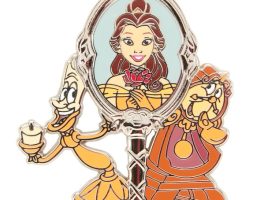 Belle and Friends Magic Mirror Pin – Beauty and the Beast is now available online
