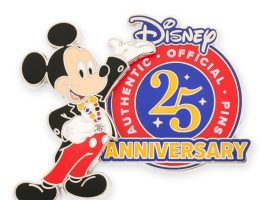 Mickey Mouse Pin – Disney Pin Trading 25th Anniversary is now out