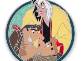 Cruella De Vil and Baduns Pin – 101 Dalmatians – Disney Villains – Purchase Online Now