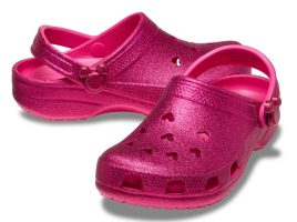 Mickey Mouse Icon Clogs for Adults by Crocs – Pink Glitter is now available