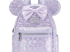 Minnie Mouse Sequined Loungefly Mini Backpack – Opalescent is available online for purchase