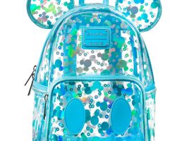 Mickey Mouse Icon Clear Loungefly Mini Backpack is now out