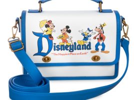 Mickey Mouse and Friends Loungefly Crossbody Bag – Disneyland 70th Anniversary was released today