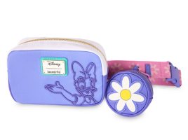 Daisy Duck 85th Anniversary Loungefly Hip Pack and Coin Purse is available online for purchase