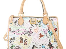 Disney Sketch Barrel Bag by Dooney & Bourke available online