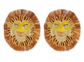 Mufasa Stud Earrings by BaubleBar – The Lion King is now available online