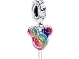 Mickey Mouse Lollipop Dangle Charm by Pandora – Disney Parks available online for purchase