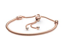 Mickey Mouse Icon Fantasyland Castle Slider Bracelet by Pandora – Rose Gold – Disney Parks is here now