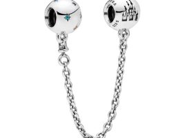 Fantasyland Castle Safety Chain Charm by Pandora – Disney Parks available online