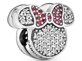 Minnie Mouse Icon Pavé Clip Charm by Pandora – Disney Parks now out