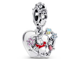 Winnie the Pooh and Piglet Double Dangle Charm by Pandora now out