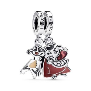 Timon and Pumbaa Splittable Dangle Charm Set by Pandora - The Lion King