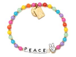 Mickey Mouse ”Peace” Bracelet by Little Words Project is now out for purchase