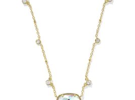 Mickey Mouse Elisa Necklace by Kendra Scott – Dichroic Glass is now available
