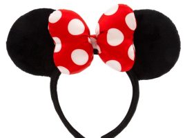 Minnie Mouse Polka Dot Bow Ear Headband for Adults now available for purchase