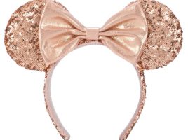 Minnie Mouse Sequined Ear Headband for Adults – Rose Gold released today