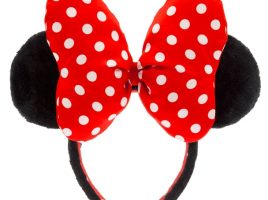 Minnie Mouse Plush Polka Dot Ear Headband for Adults available online