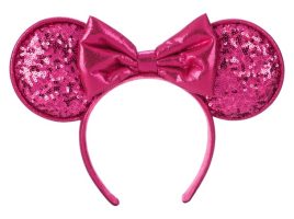 Minnie Mouse Sequined Ear Headband – Pink is now available online