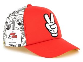 Mickey Mouse Peace Sign Baseball Cap for Kids by Marc Jacobs here now