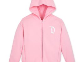 Disneyland Logo Zip Hoodie for Girls – Pink is now out