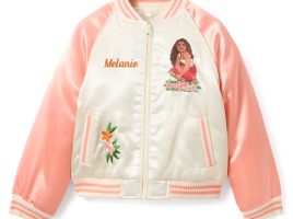 Moana Varsity Jacket for Girls is available online for purchase