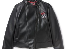 Minnie Mouse Faux Leather Jacket for Kids has hit the shelves for purchase