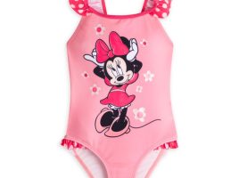 Minnie Mouse Swimsuit for Girls – Pink – Buy Online Now