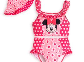 Minnie Mouse Deluxe Swimsuit Set for Girls has hit the shelves for purchase